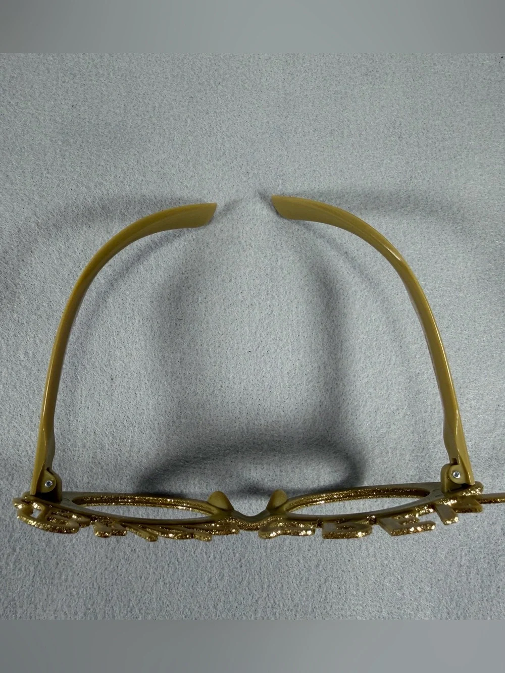 Party Bride Crew Gold Glitter Novelty Glasses - Qty 24